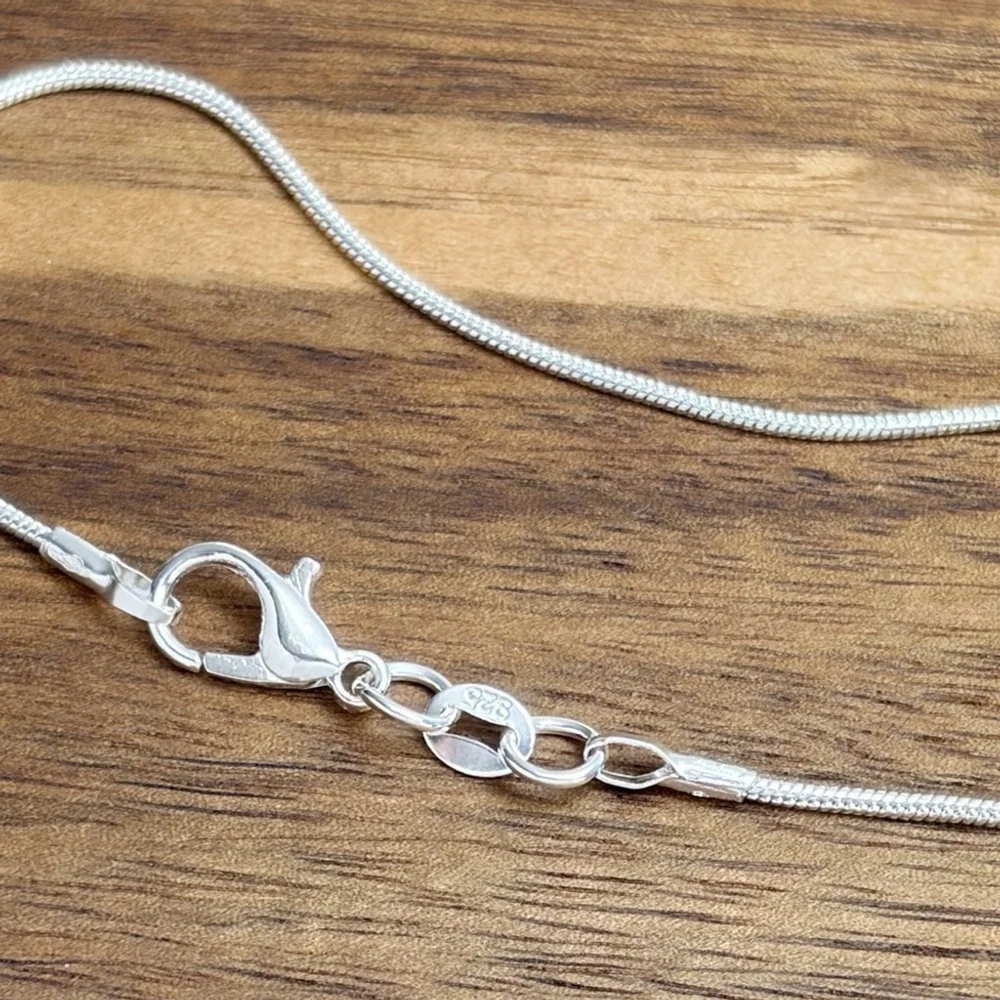 Pure Sterling Silver 925 XL Top Quality Malachite Chrysocolla Pendant Pear New - Picture 6 of 9